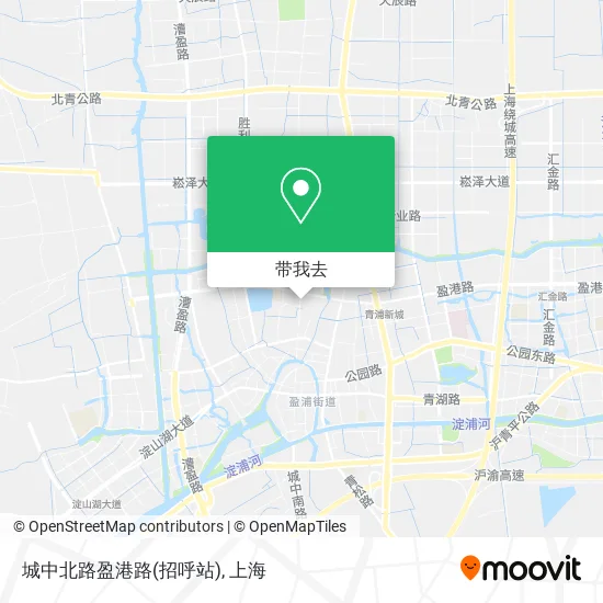 城中北路盈港路(招呼站)地图