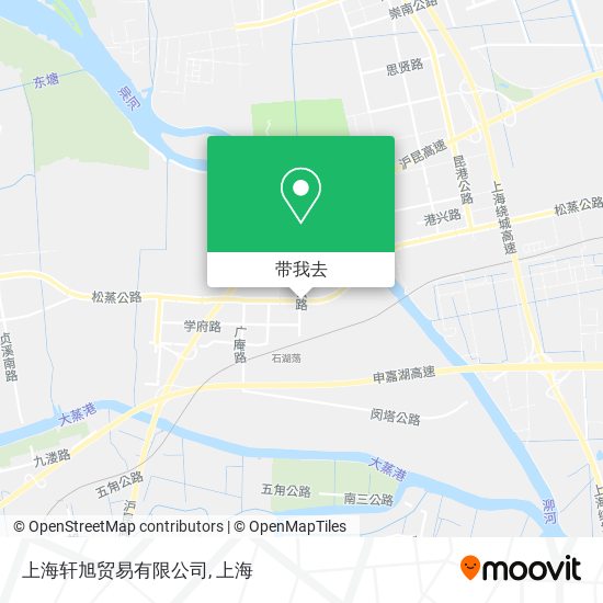 上海轩旭贸易有限公司地图