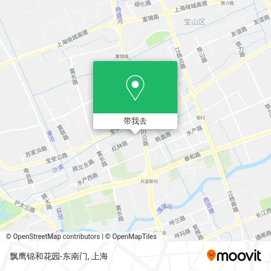 飘鹰锦和花园-东南门地图