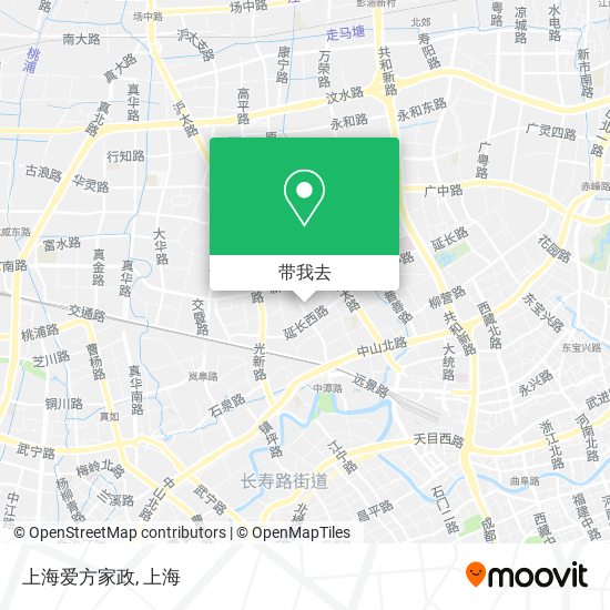 上海爱方家政地图