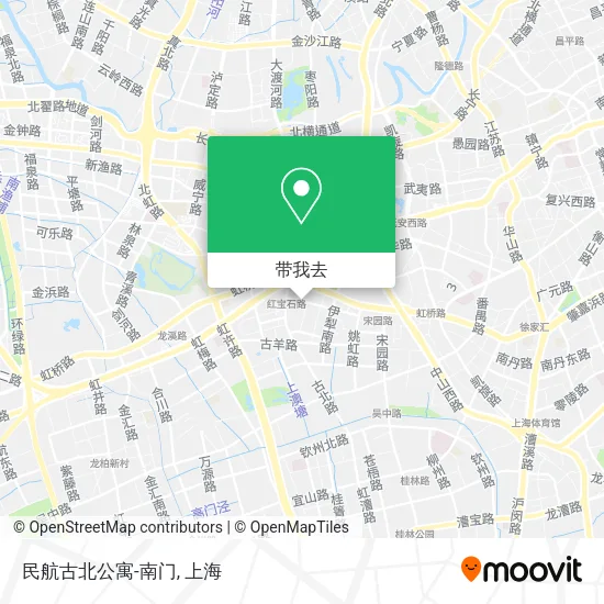 民航古北公寓-南门地图