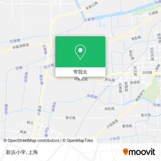 新浜小学地图
