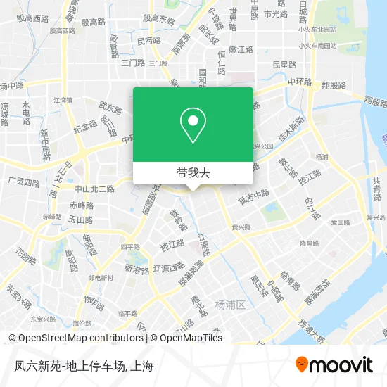 凤六新苑-地上停车场地图