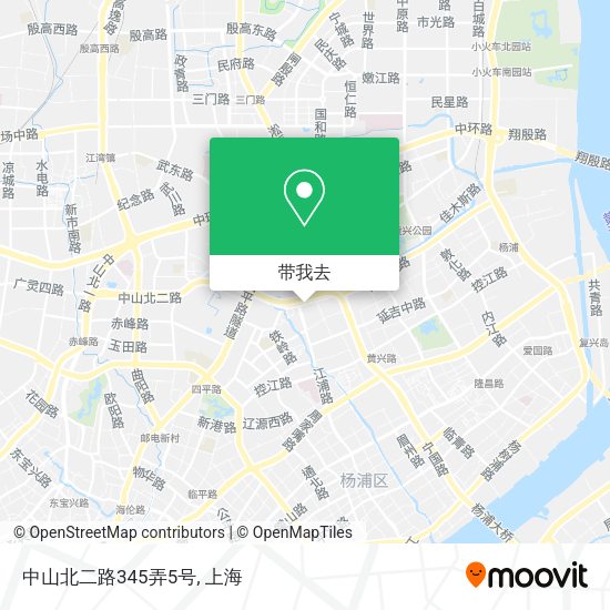 中山北二路345弄5号地图