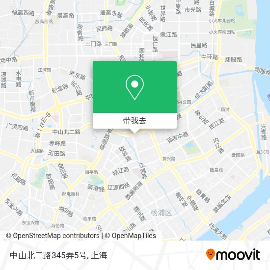 中山北二路345弄5号地图