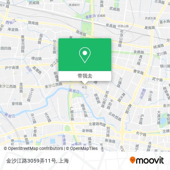 金沙江路3059弄11号地图