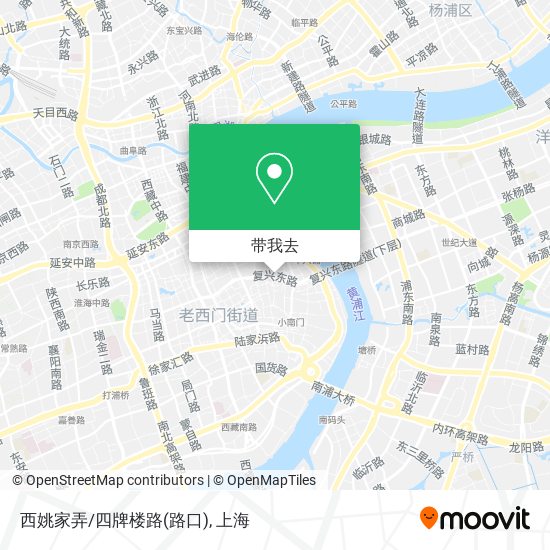 西姚家弄/四牌楼路(路口)地图