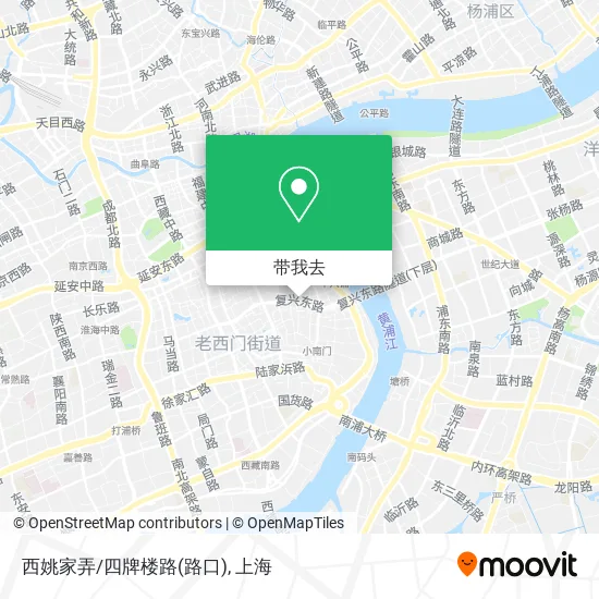 西姚家弄/四牌楼路(路口)地图