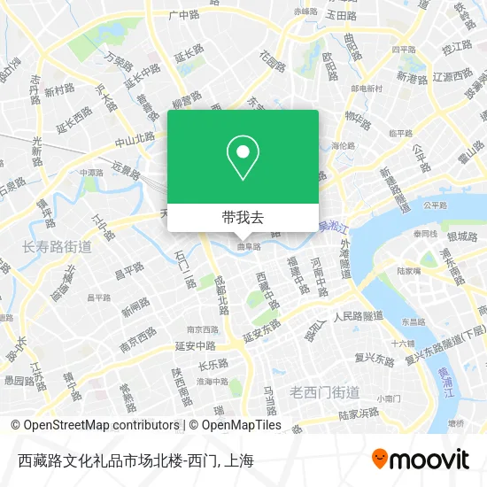 西藏路文化礼品市场北楼-西门地图