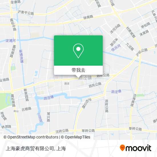 上海豪虎商贸有限公司地图