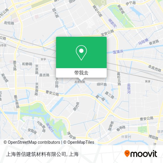 上海善信建筑材料有限公司地图