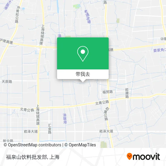 福泉山饮料批发部地图