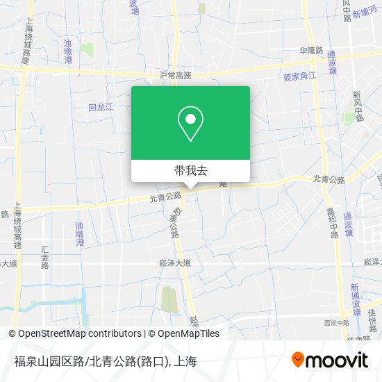 福泉山园区路/北青公路(路口)地图