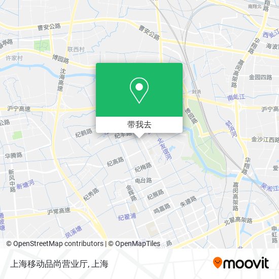 上海移动品尚营业厅地图