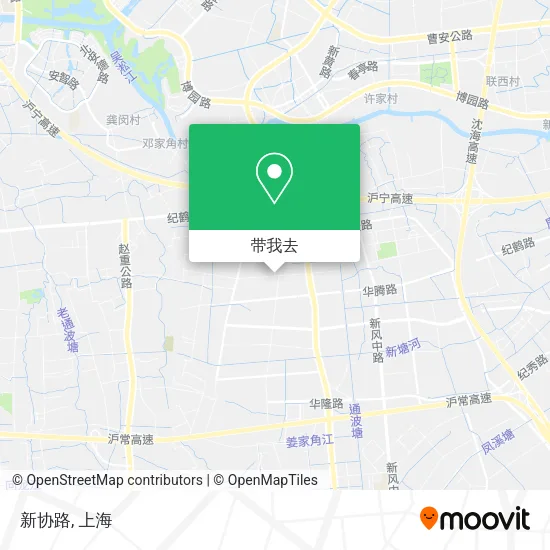 新协路地图