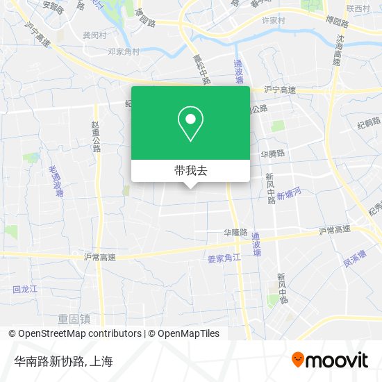 华南路新协路地图