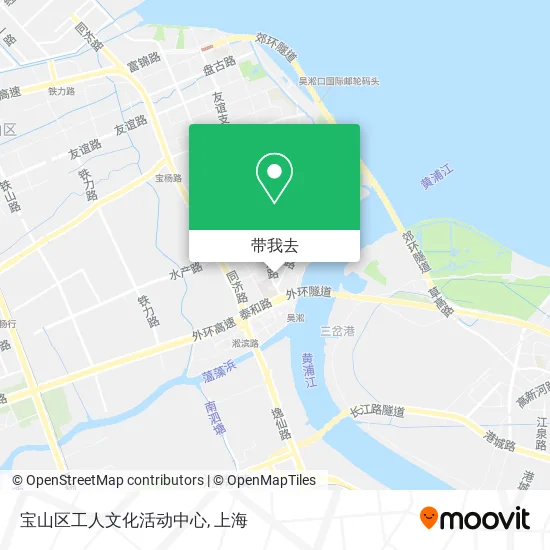 宝山区工人文化活动中心地图