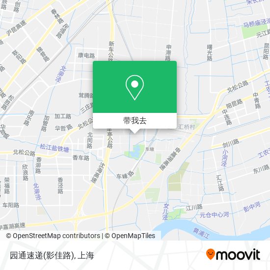 园通速递(影佳路)地图