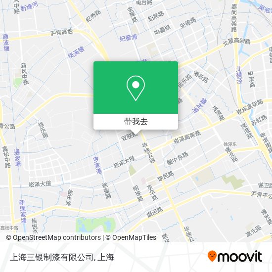 上海三银制漆有限公司地图