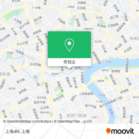 上海dhl地图