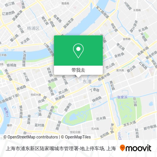 上海市浦东新区陆家嘴城市管理署-地上停车场地图