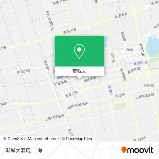 新城大酒店地图