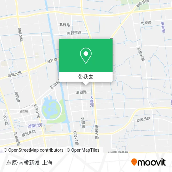 东原·南桥新城地图