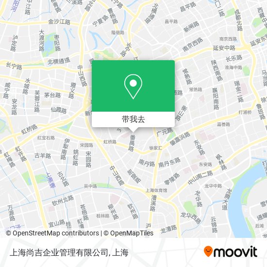 上海尚吉企业管理有限公司地图