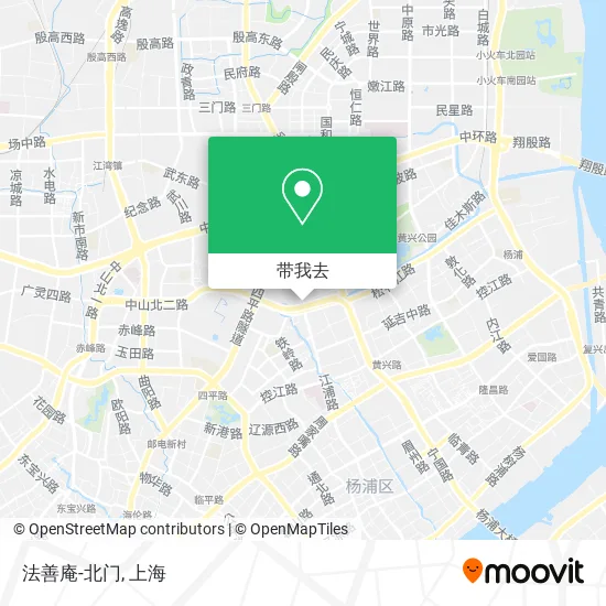 法善庵-北门地图