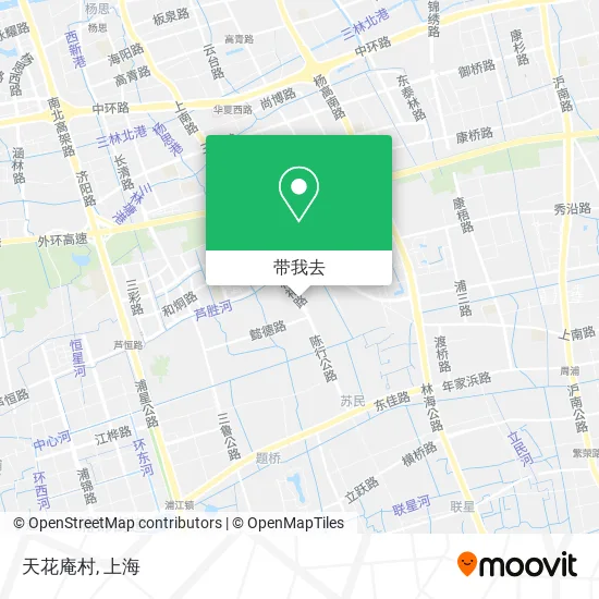 天花庵村地图
