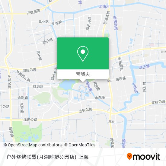 户外烧烤联盟(月湖雕塑公园店)地图