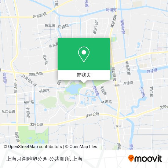 上海月湖雕塑公园-公共厕所地图