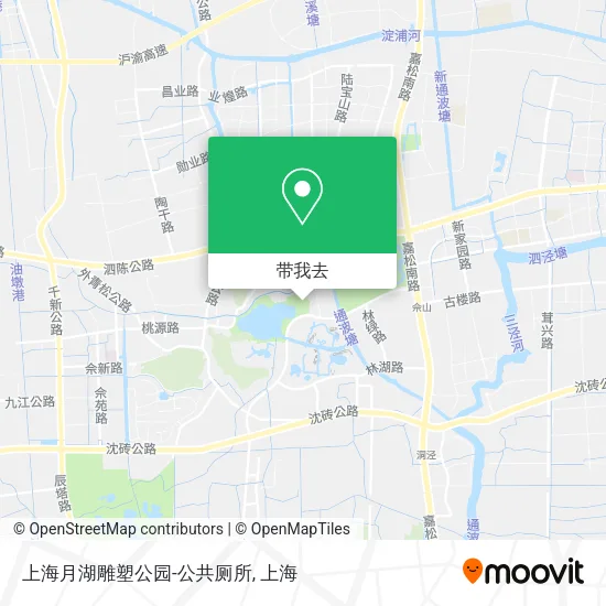 上海月湖雕塑公园-公共厕所地图