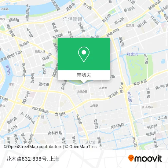 花木路832-838号地图