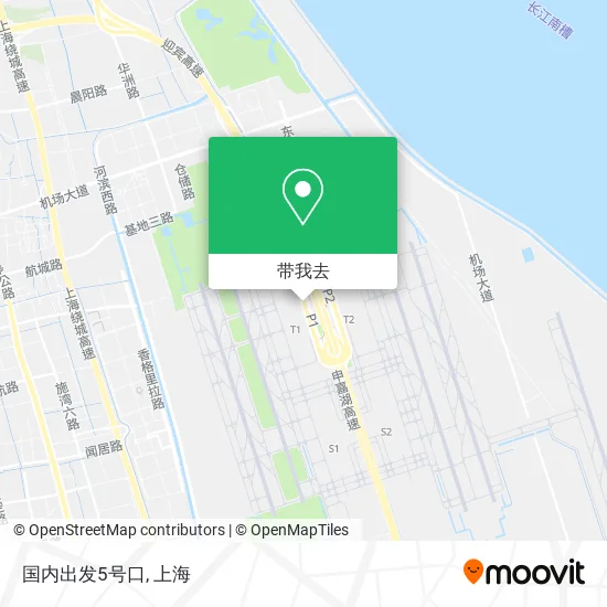 国内出发5号口地图