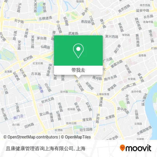 且康健康管理咨询上海有限公司地图