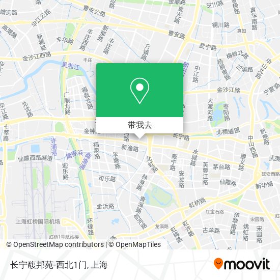 长宁馥邦苑-西北1门地图