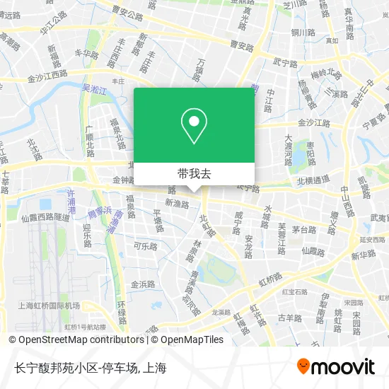 长宁馥邦苑小区-停车场地图