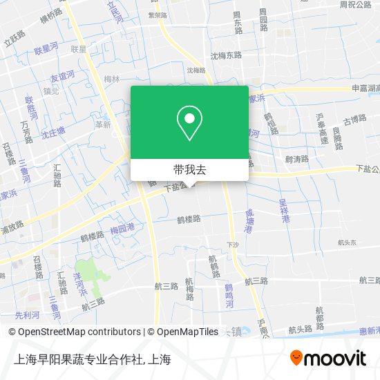 上海早阳果蔬专业合作社地图