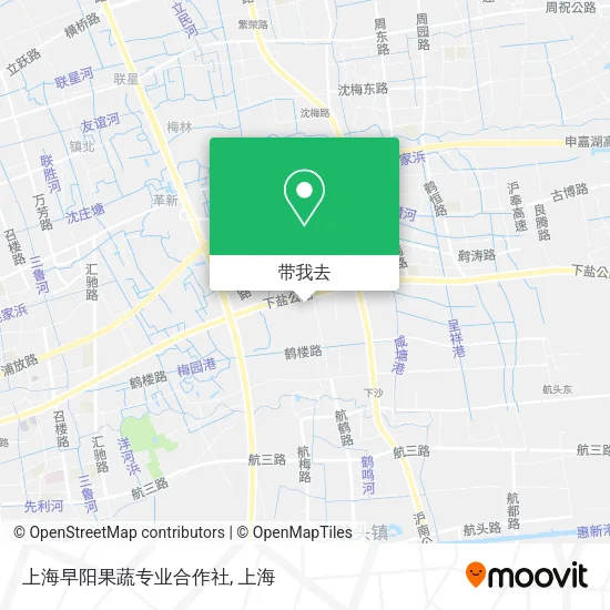 上海早阳果蔬专业合作社地图