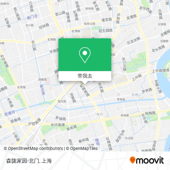 森陇家园-北门地图