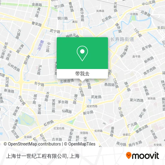 上海廿一世纪工程有限公司地图