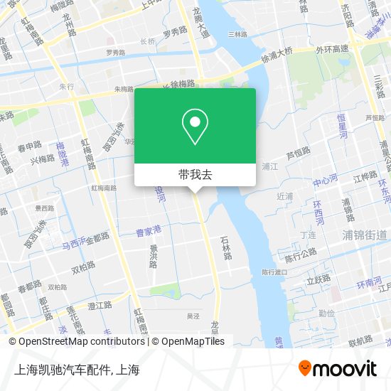 上海凯驰汽车配件地图
