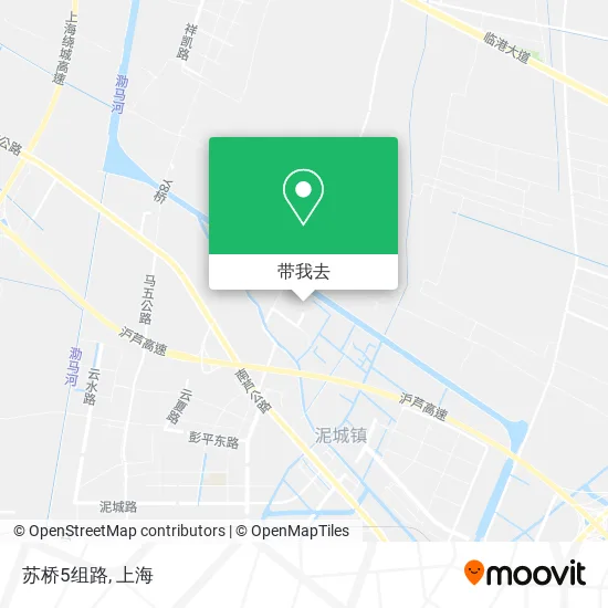 苏桥5组路地图