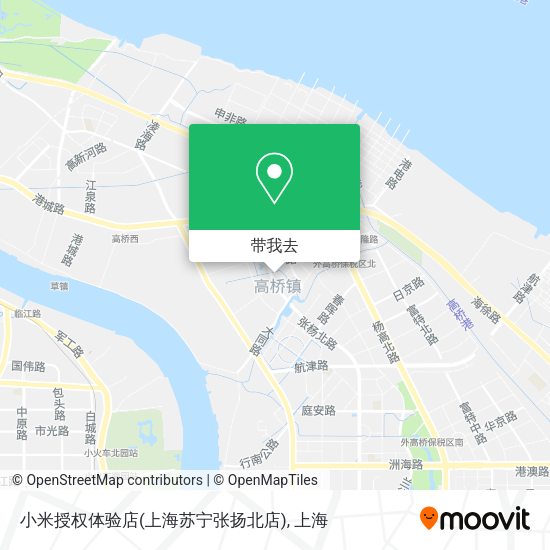 小米授权体验店(上海苏宁张扬北店)地图