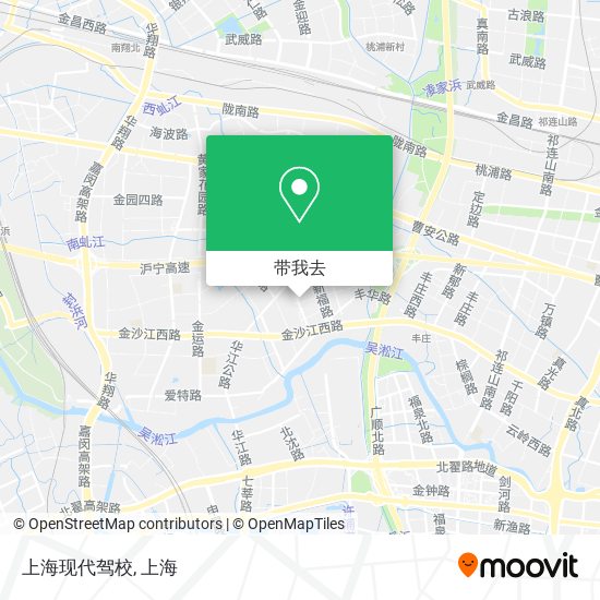 上海现代驾校地图