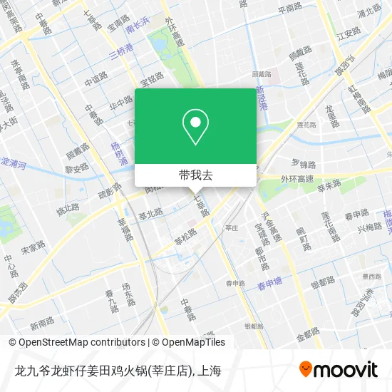 龙九爷龙虾仔姜田鸡火锅(莘庄店)地图