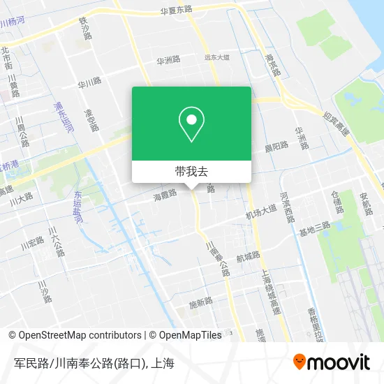 军民路/川南奉公路(路口)地图