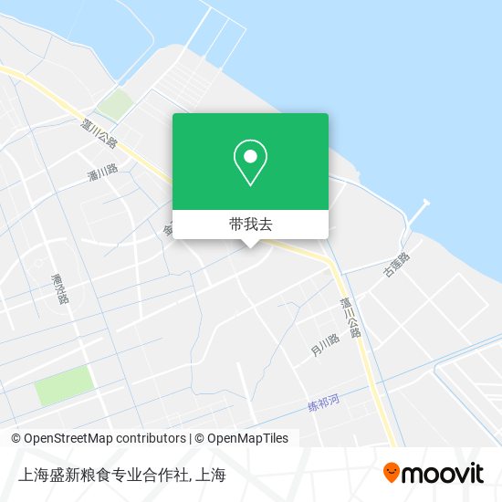 上海盛新粮食专业合作社地图