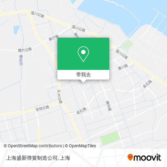 上海盛新弹簧制造公司地图